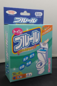 Blue toilet bowl cleaner